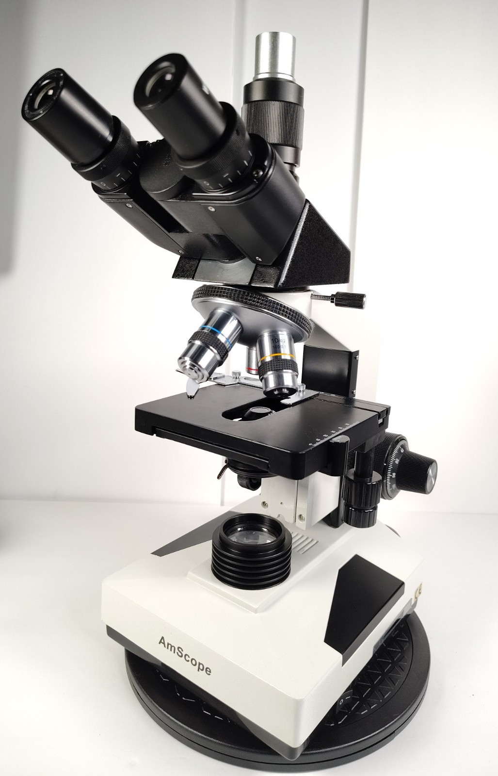 AmScope T490 Lab Clinic Vet Trinocular Compound Microscope