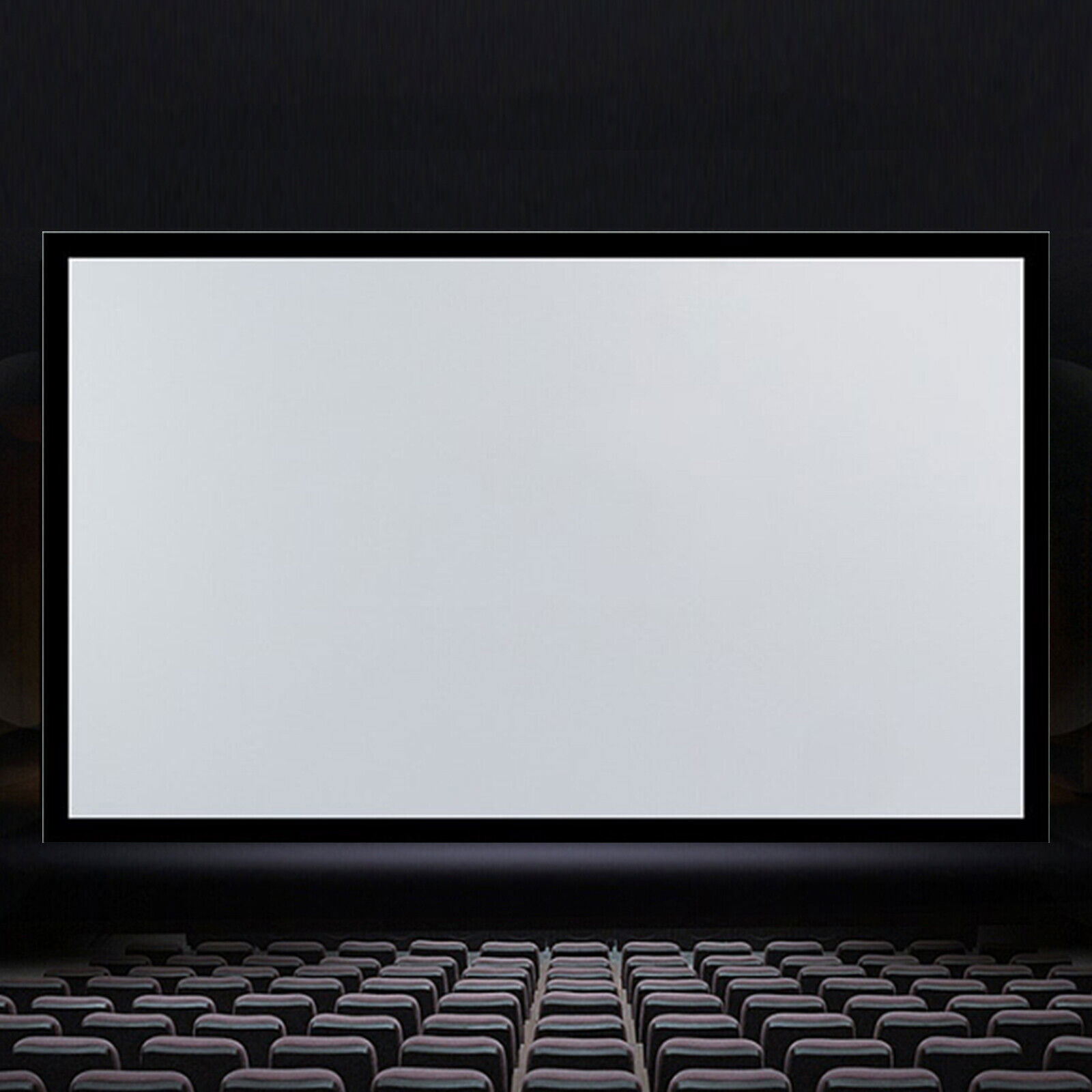 135" Projector Screen Projection Screen Wall-mounted HD 16:9 Projector Screen