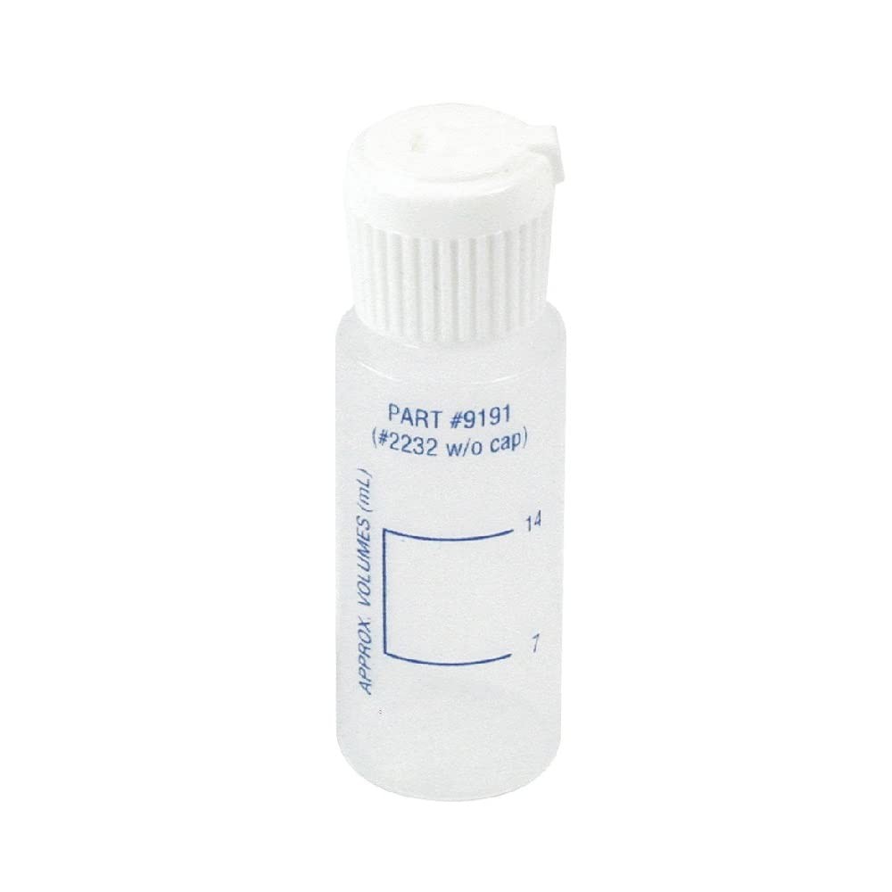 Taylor .75 oz Bottle, calibrated (7 & 14 mL) w/Dispenser Cap for CYA - 9191