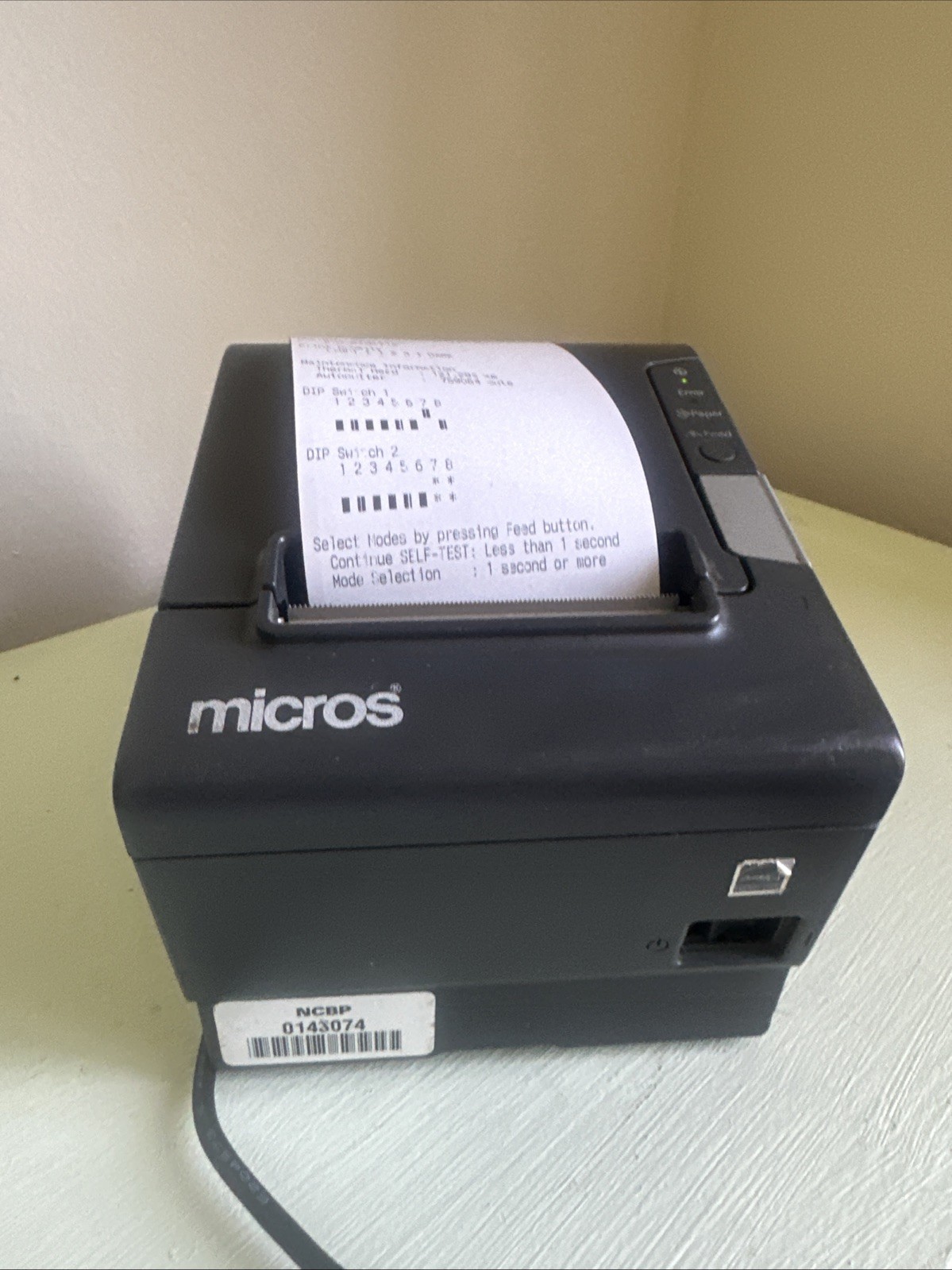 Epson TM T88V M244A USB Ethernet Thermal Receipt Printer Tested POS With Adapter