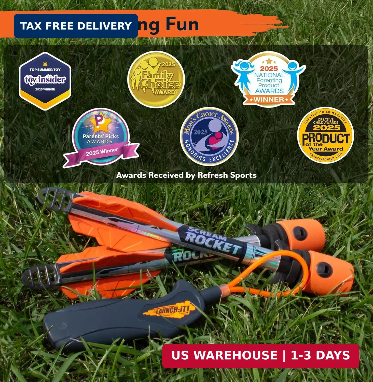 Toy Rocket Launcher for Kids: Best Easter Gifts for Boys & Girls All Ages 8 & Up