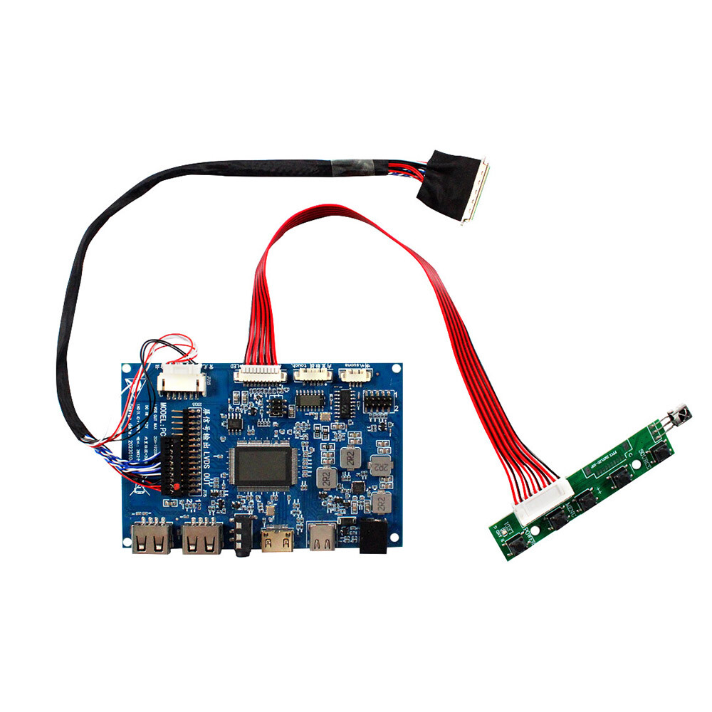 HDUSB C LCD Controller Board For 10.1inch 1024x600  B101AW03 N101L6 LCD Panel