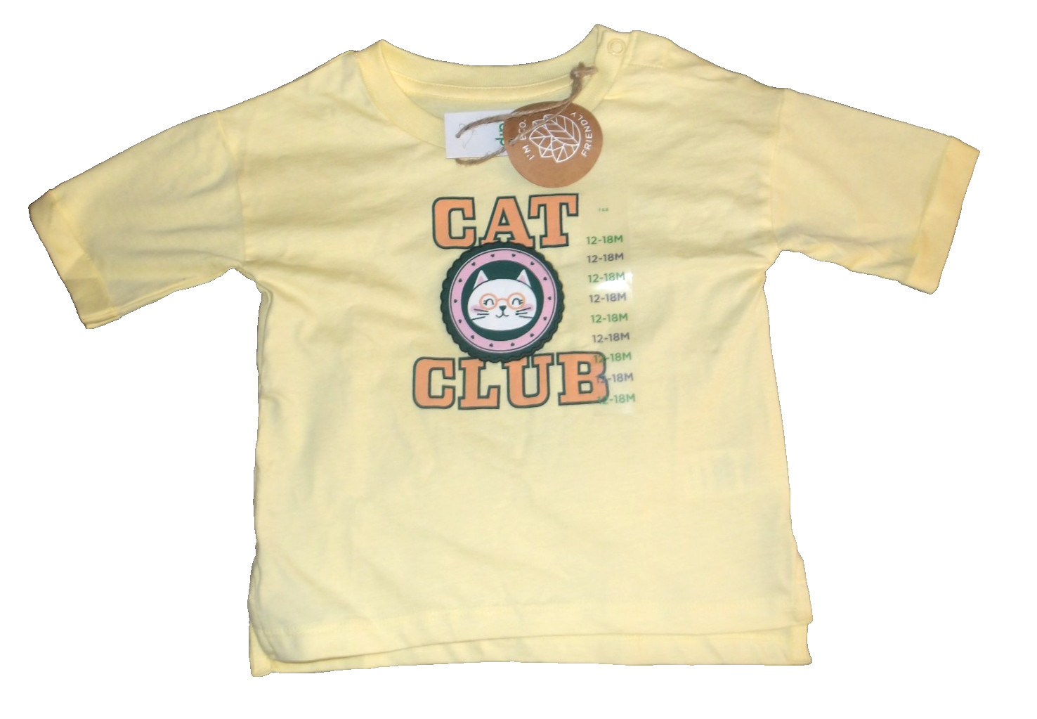 Dip Girls 12-18 M Cat Club Shirt