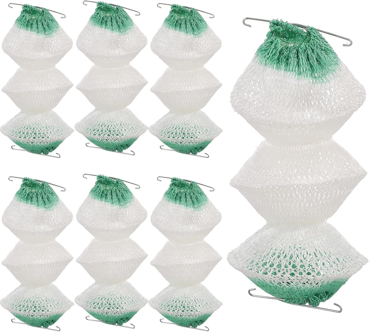 6 Pcs Lantern Mantles,3-Layer Propane Lantern Mantles Insta-Clip 2#95 Mantles