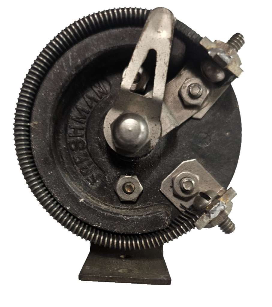 Freshman 8-ohm 1920s rheostat w/ bracket. Tested and guaranteed