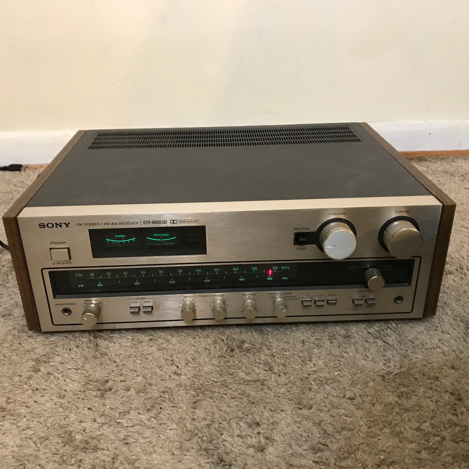 Vintage Sony STR-4800SD Stereo Receiver