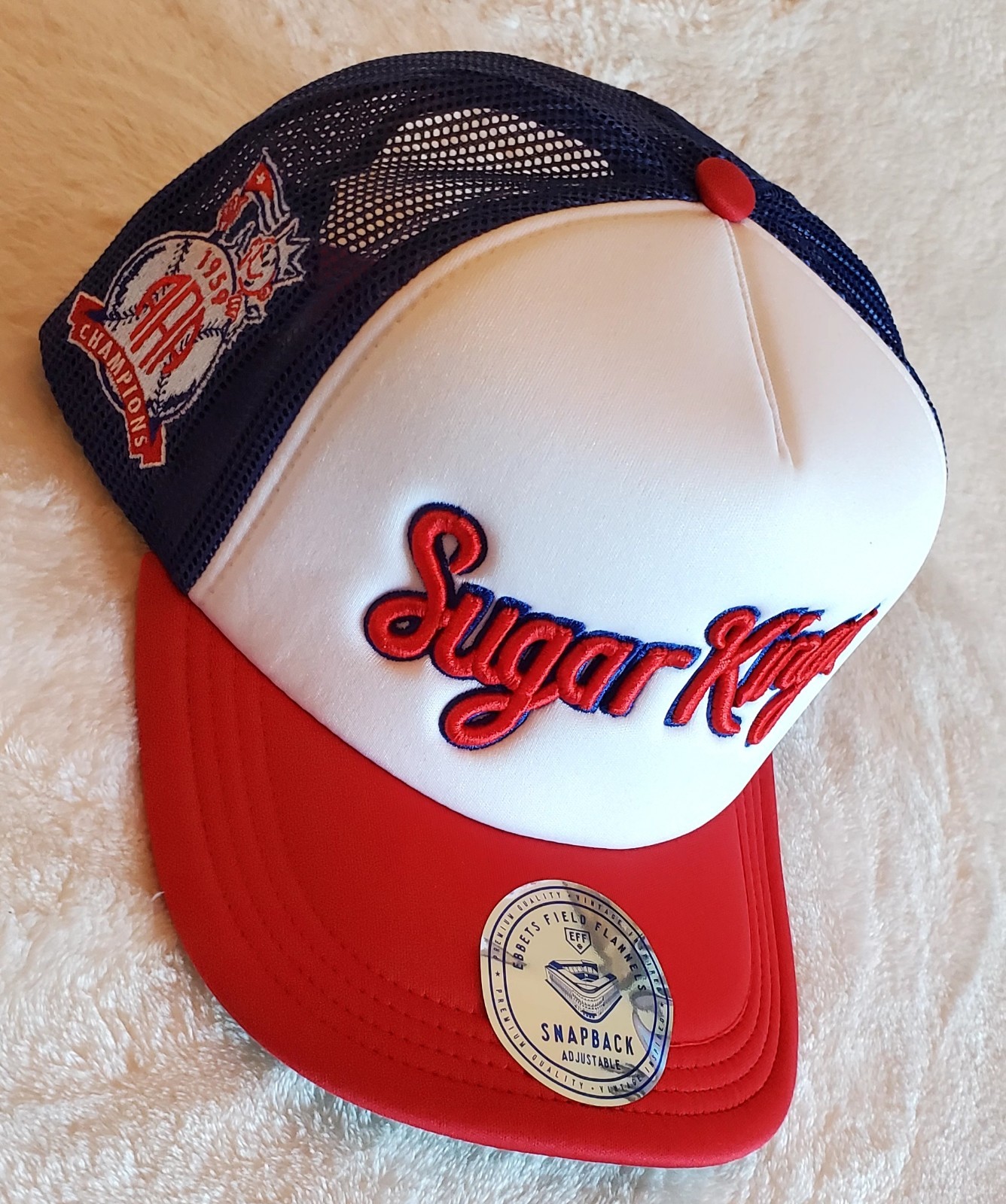 Havana Sugar Kings MiLB Ebbets Field Flannels Vintage Foam Trucker Snapback