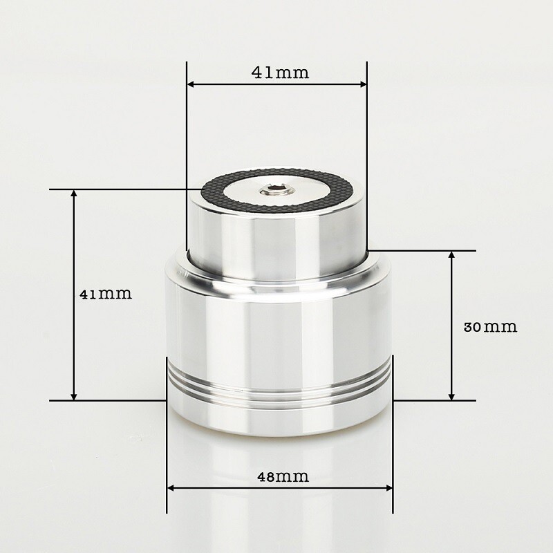 4X Hi-End Maglev Float Speaker Isoaltors Turntable Stand Feet Base Pad 48x41mm
