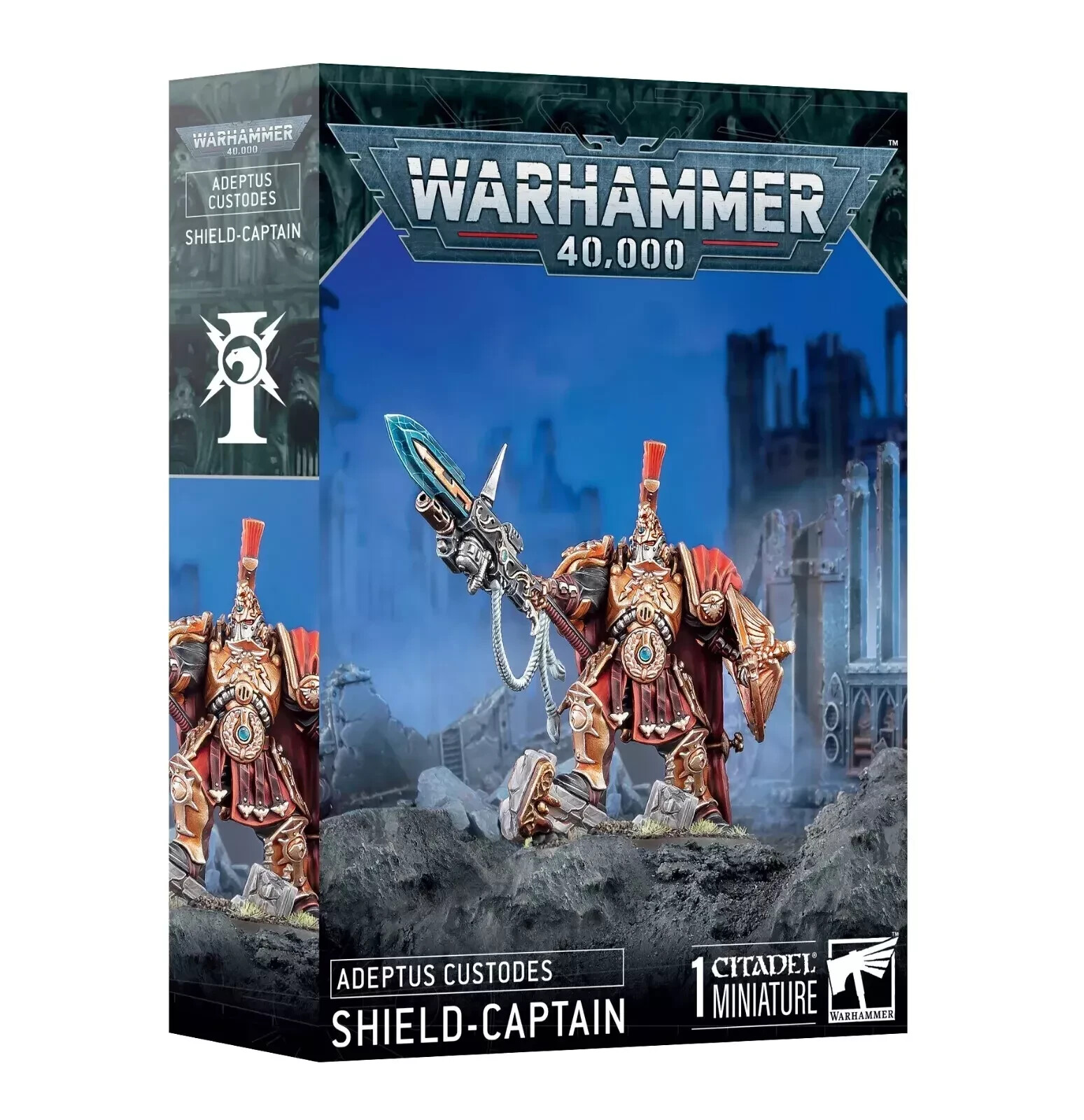 Warhammer 40K: Adeptus Custodes: Shield Captain Mini Figures