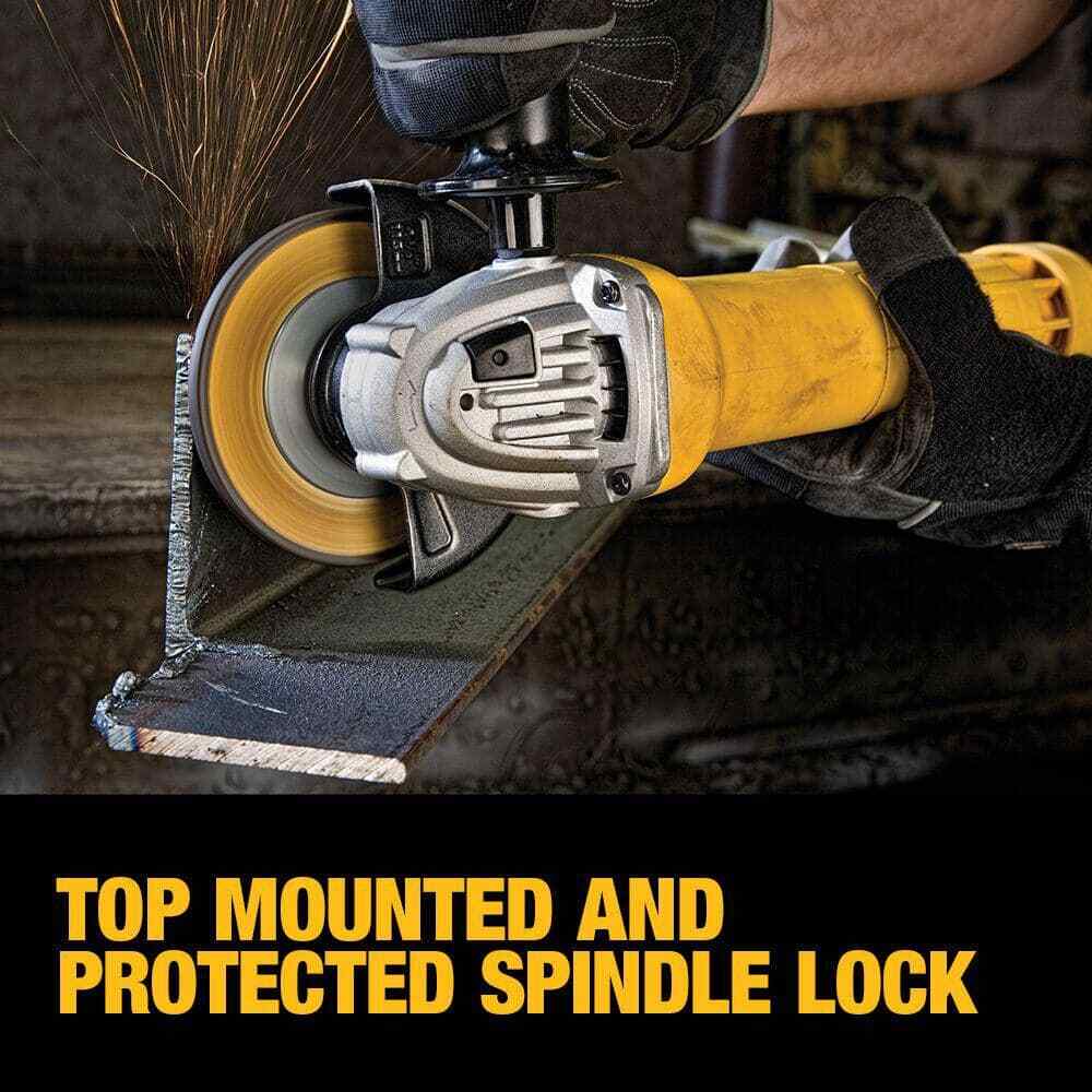 DEWALT 11 Amp Corded 4.5 in. Small Angle Grinder