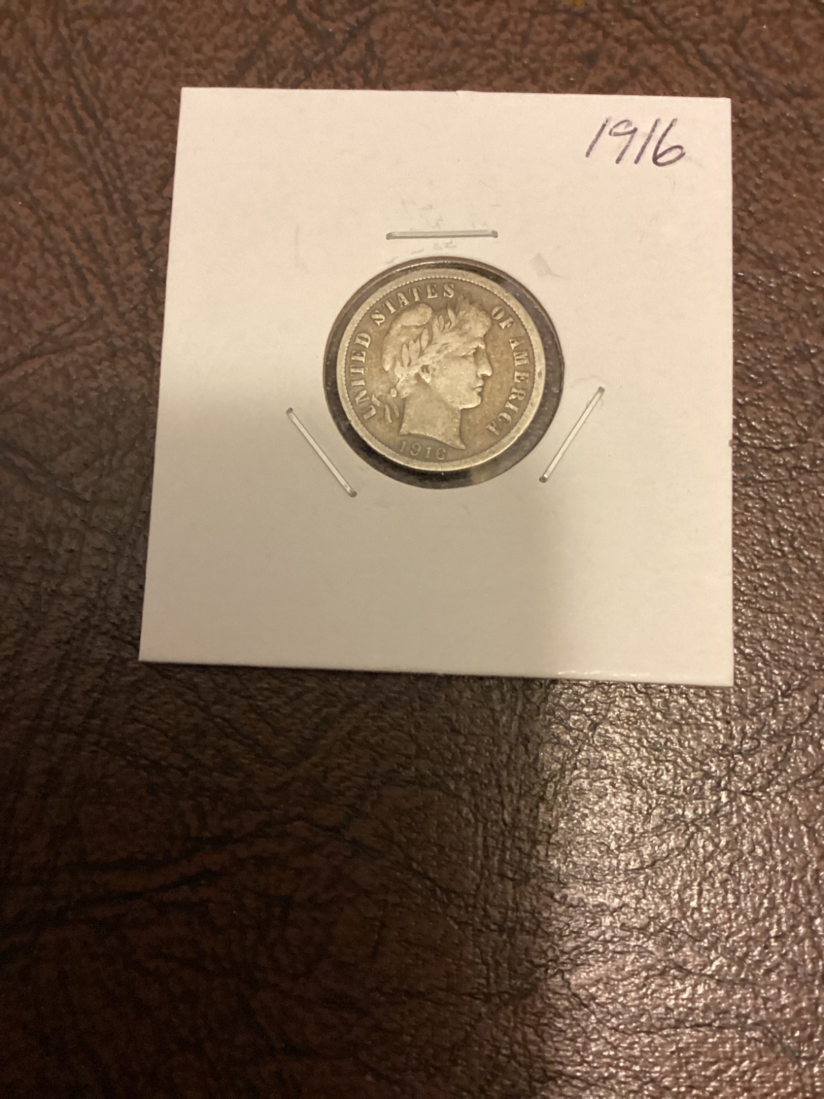 1916 Barber Dime VF Silver