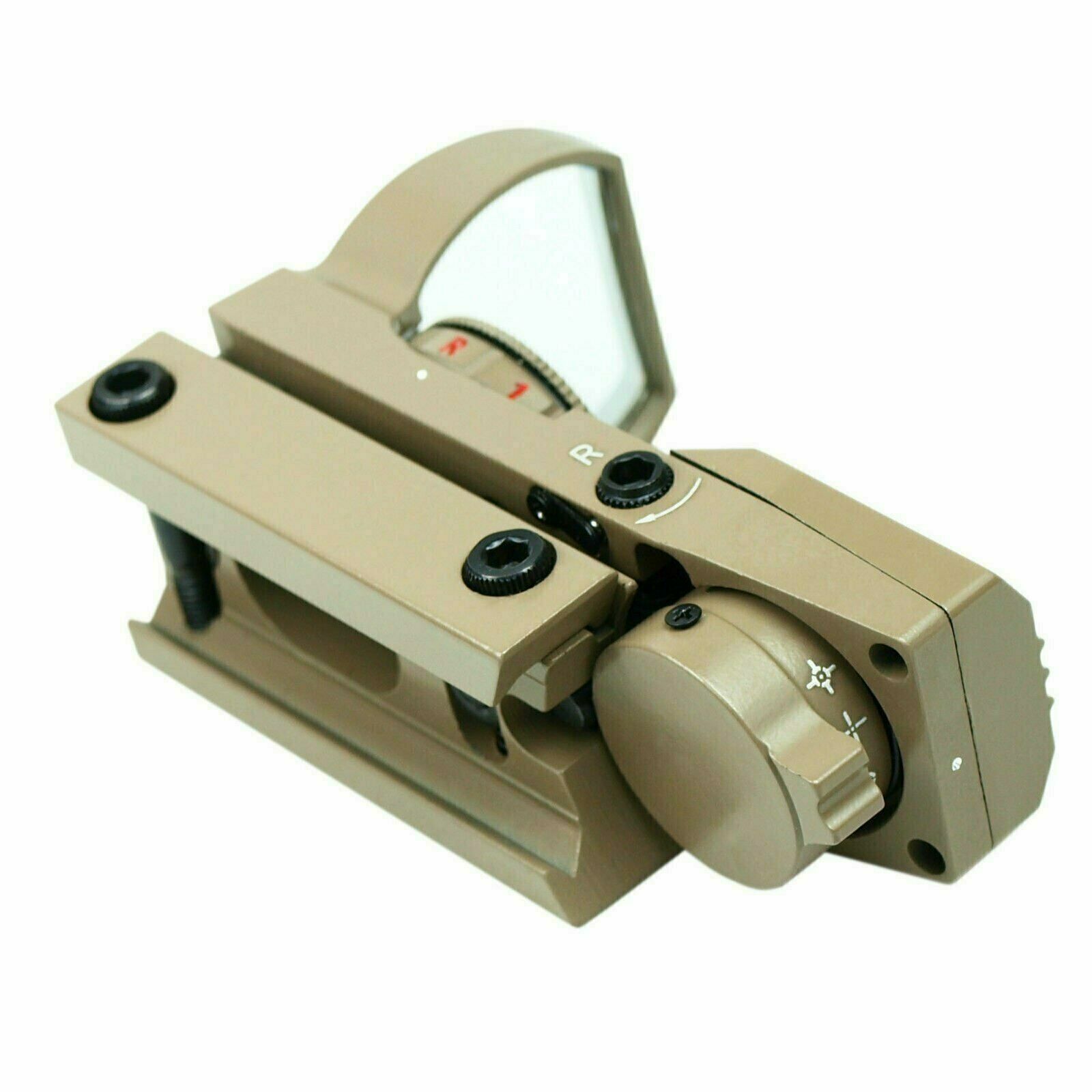 Tactical Holographic Reflex Red Green Dot Sight 4 Type Reticle for 20mm Rails