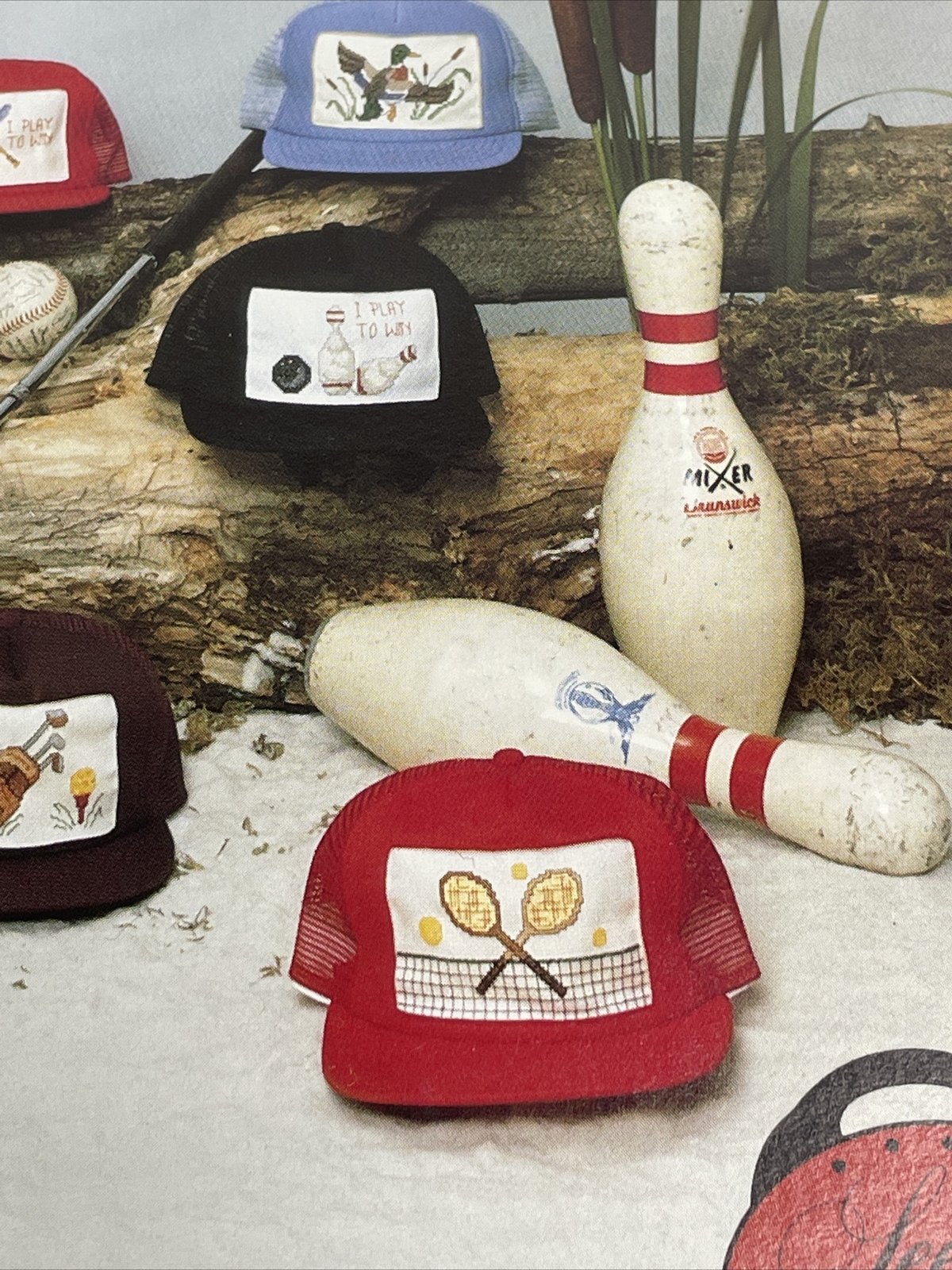 Seebo's Creations Hats & Hobbies Cross Stitch Pattern