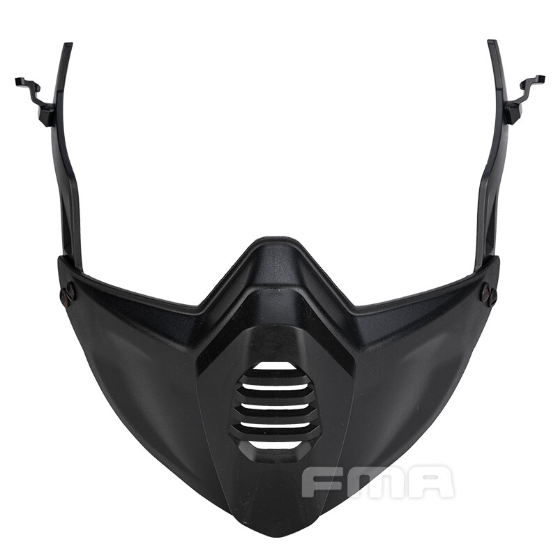 FMA Airsoft Guide Rail Connect Half Face Mask For SF Hnuting Helmet Camo Gear