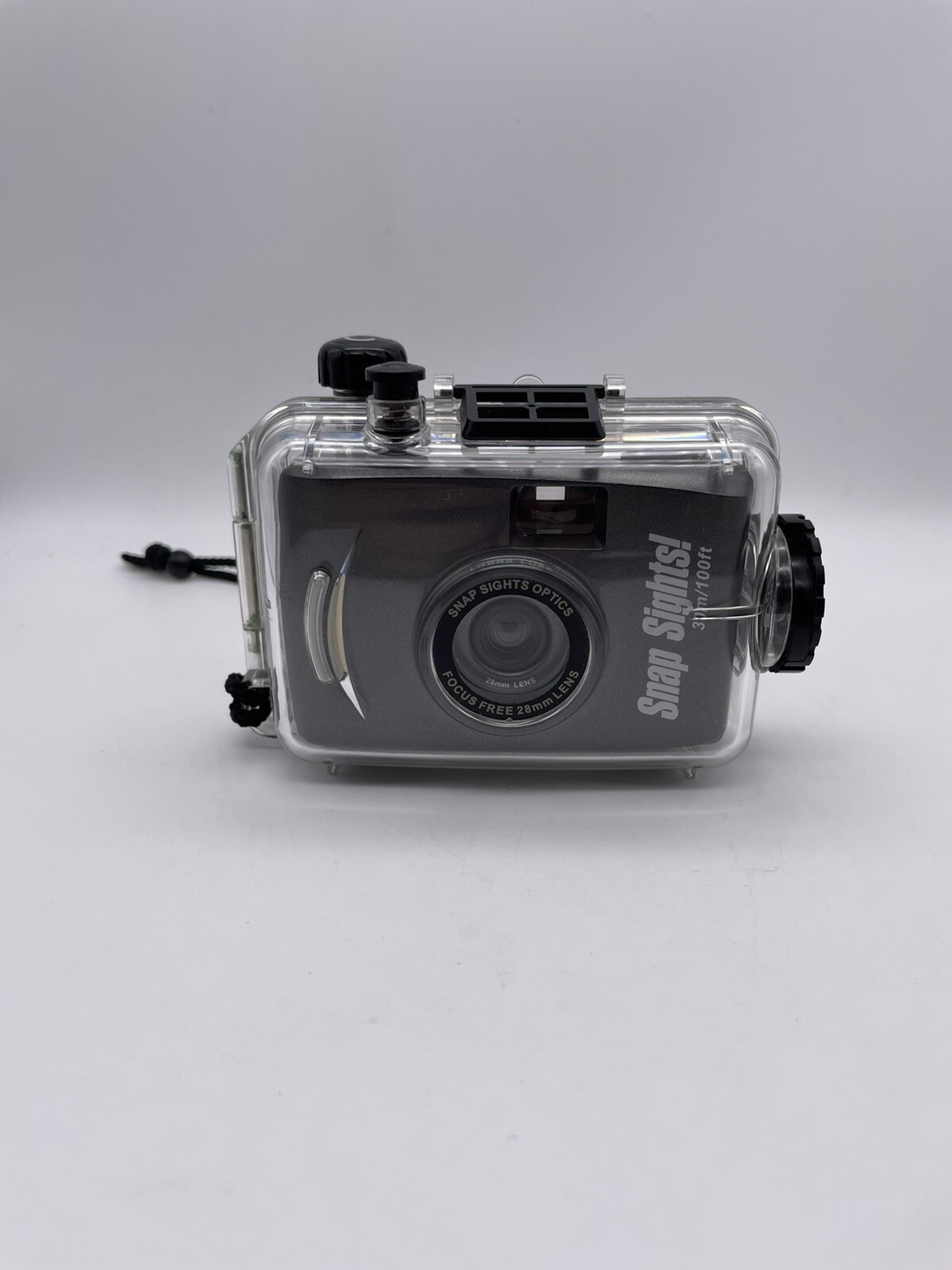 Vintage Snap Sights 35mm Camera with Waterproof Underwater Case