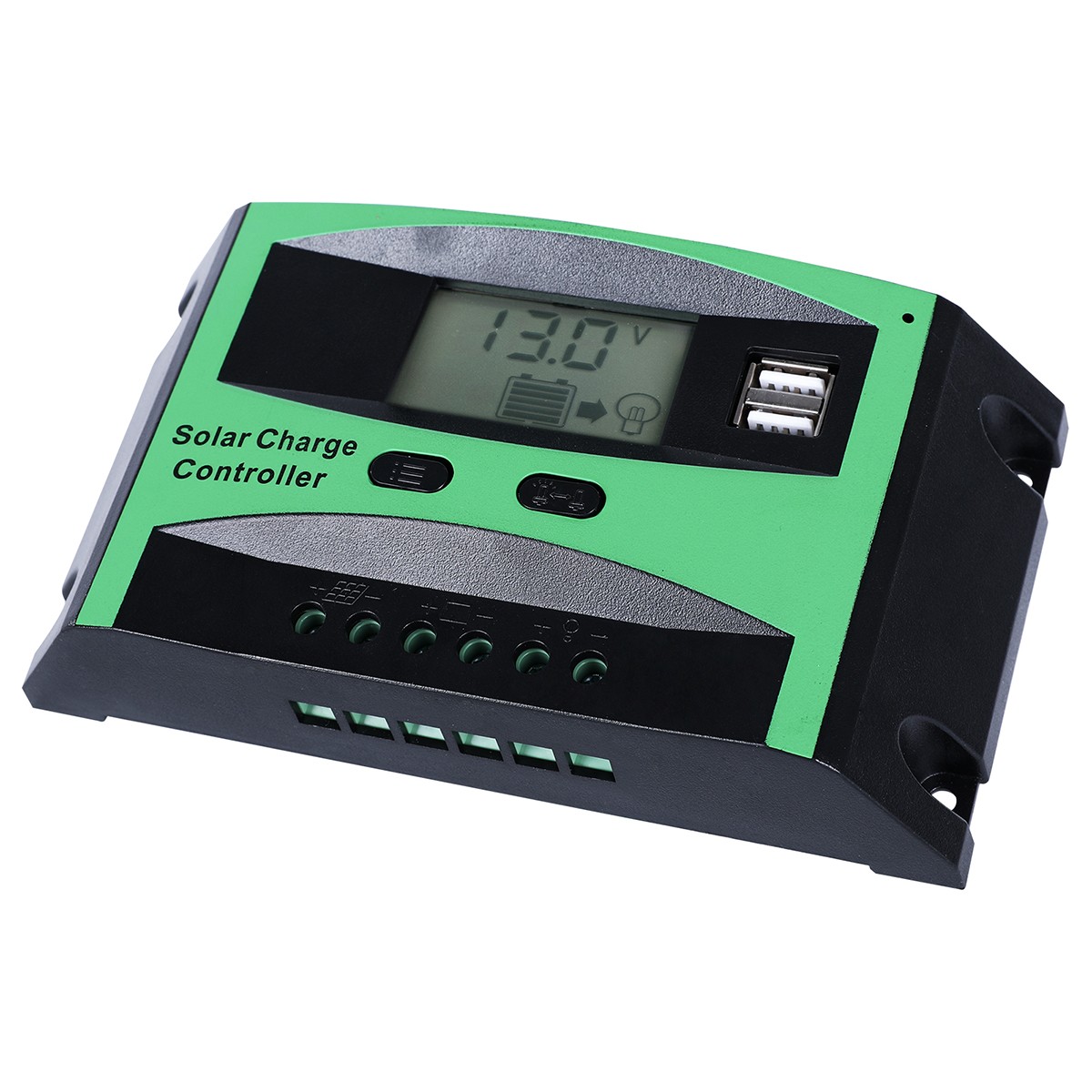 30A Solar Charge Controller Tools 12V/24V Auto Battery PV Regulator US Stock