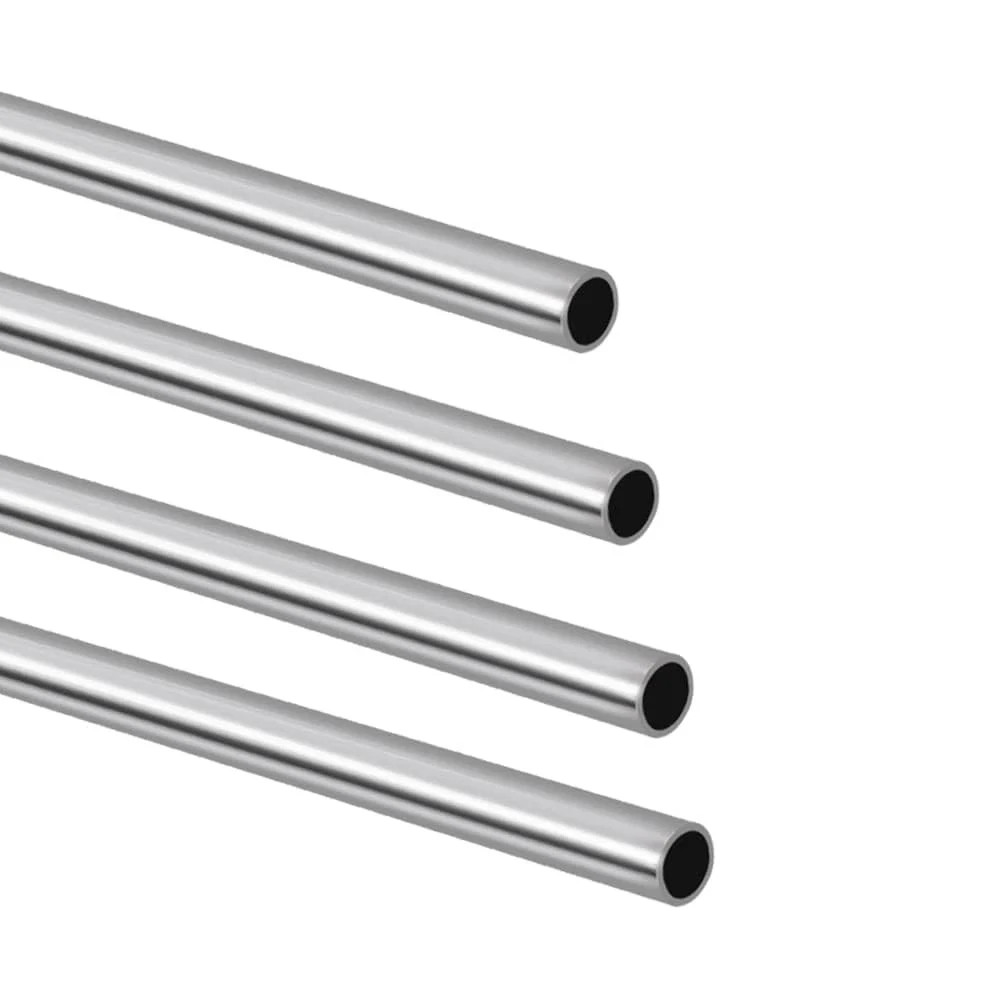 5/16" OD 304 Stainless Steel Tube, Weldable, 12" Length, 4 Pack