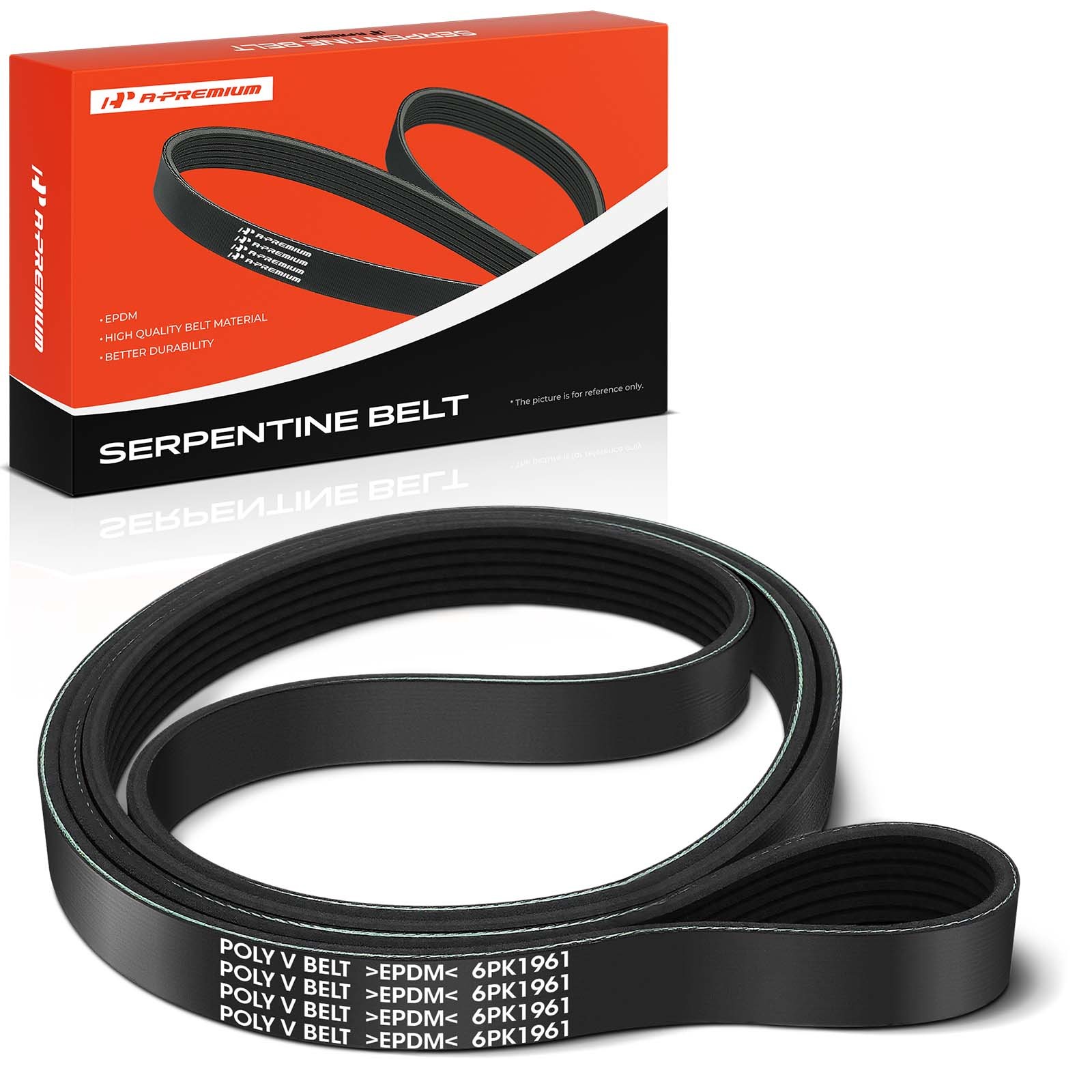A-Premium 77.25 in Serpentine Belt for Subaru Forester 14-18 Impreza 15 16 Ford