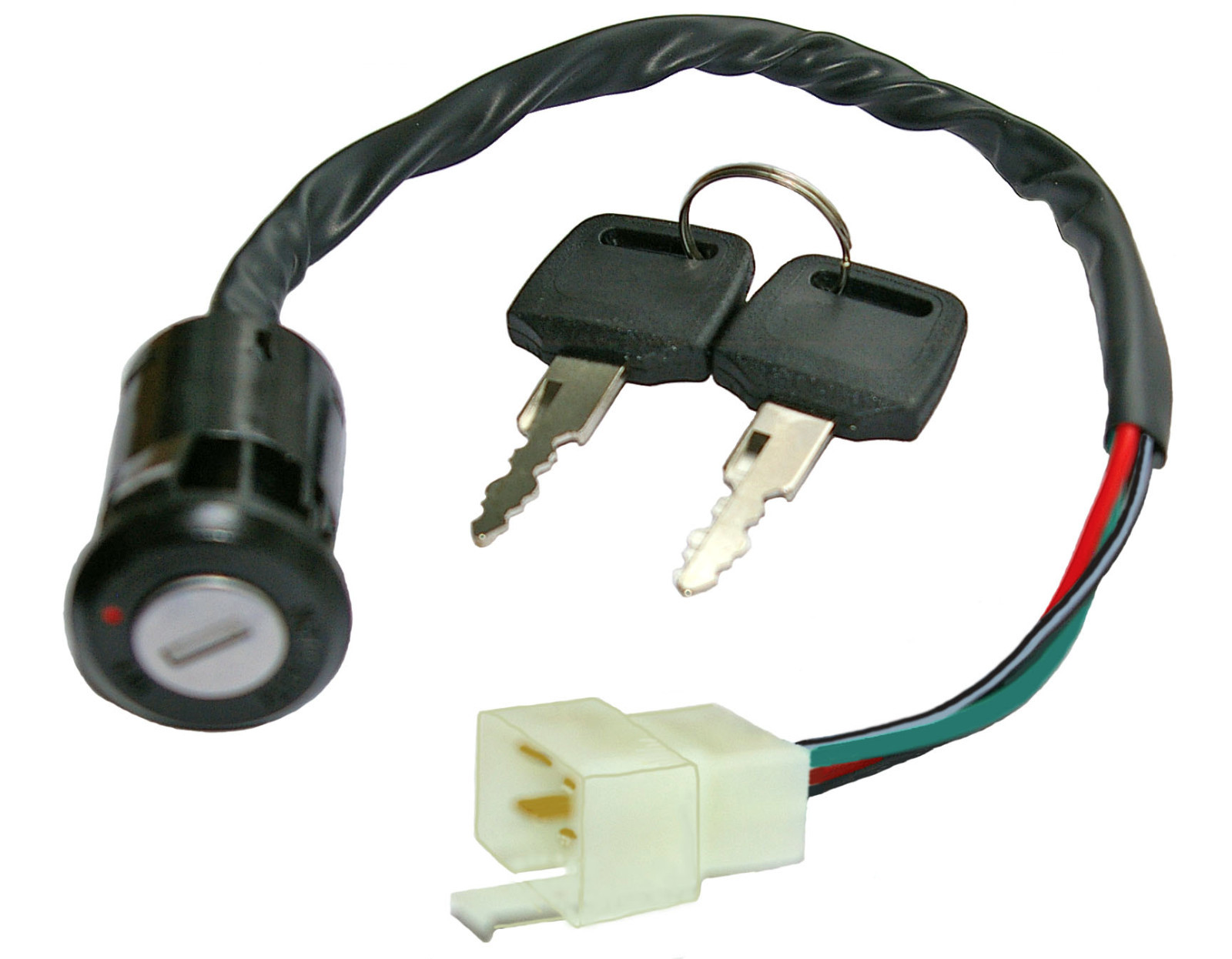 Honda XL250S ignition switch (1978-1981) 4 wires, 1 on position, from stock