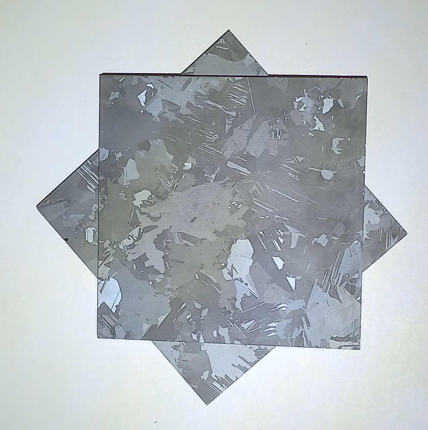 Silicon solar cell blanks - 4.5" square - 2mm thick - wire-cut
