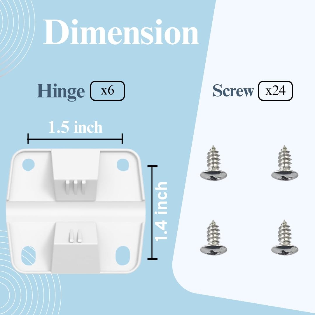 Cooler Hinges for Coleman,4 Pack Ice Chest Hinges Threaded Compatible, Campin...