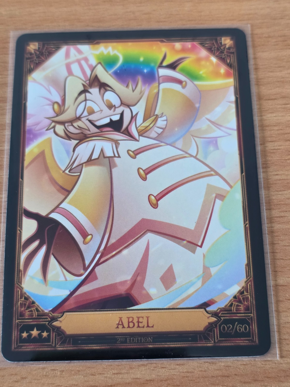 Abel 2/60 RARE Non-Foil 2nd Edition Season 2 Hazbin Hotel Trading Card