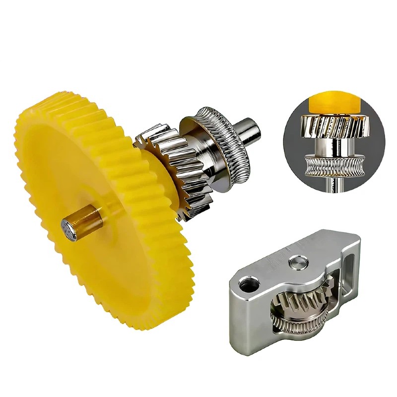 Extruder Gear Kit For Bambu Lab P2S Integrated Hardened Steel Gear 3D Printer