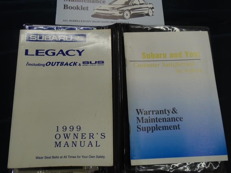 OUTBAKLEG 1999 Owners Manual 1022896