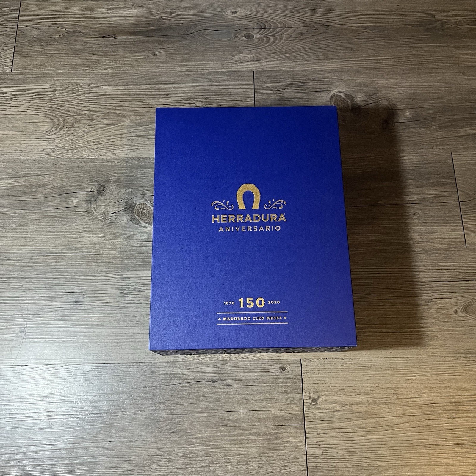 Herradura Aniversario 150 Empty Tequila Box Blue Limited Production No Bottle