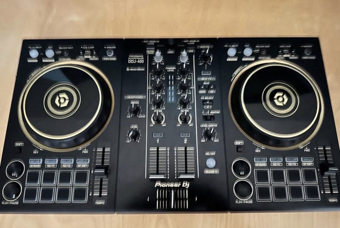 Pioneer DJ DDJ-400 2-channel Mixer w/ MIDI cable