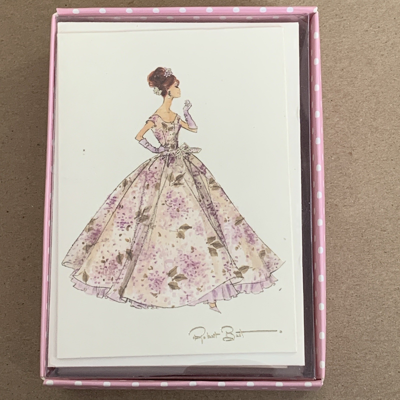 NOS 2009 Violette Barbie Doll Ten Cards & Envelopes Robert Best Graphique De Fra