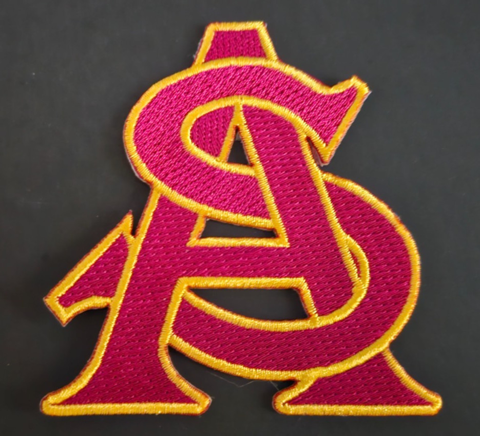 Arizona State Sun Devils 3”X3” Iron On Embroidered Patch FREE Shipping!!