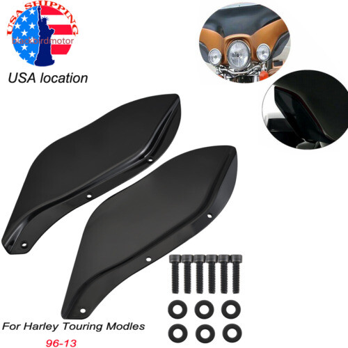 Side Batwing Fairing Wind Deflector Fit For Harley Street Glide FLHR FLHT 96-13