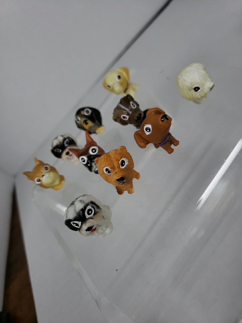 Rare Lot of 10 Original Snubbies Dogs Toy Quest Terrier Pumi Bernard Chow