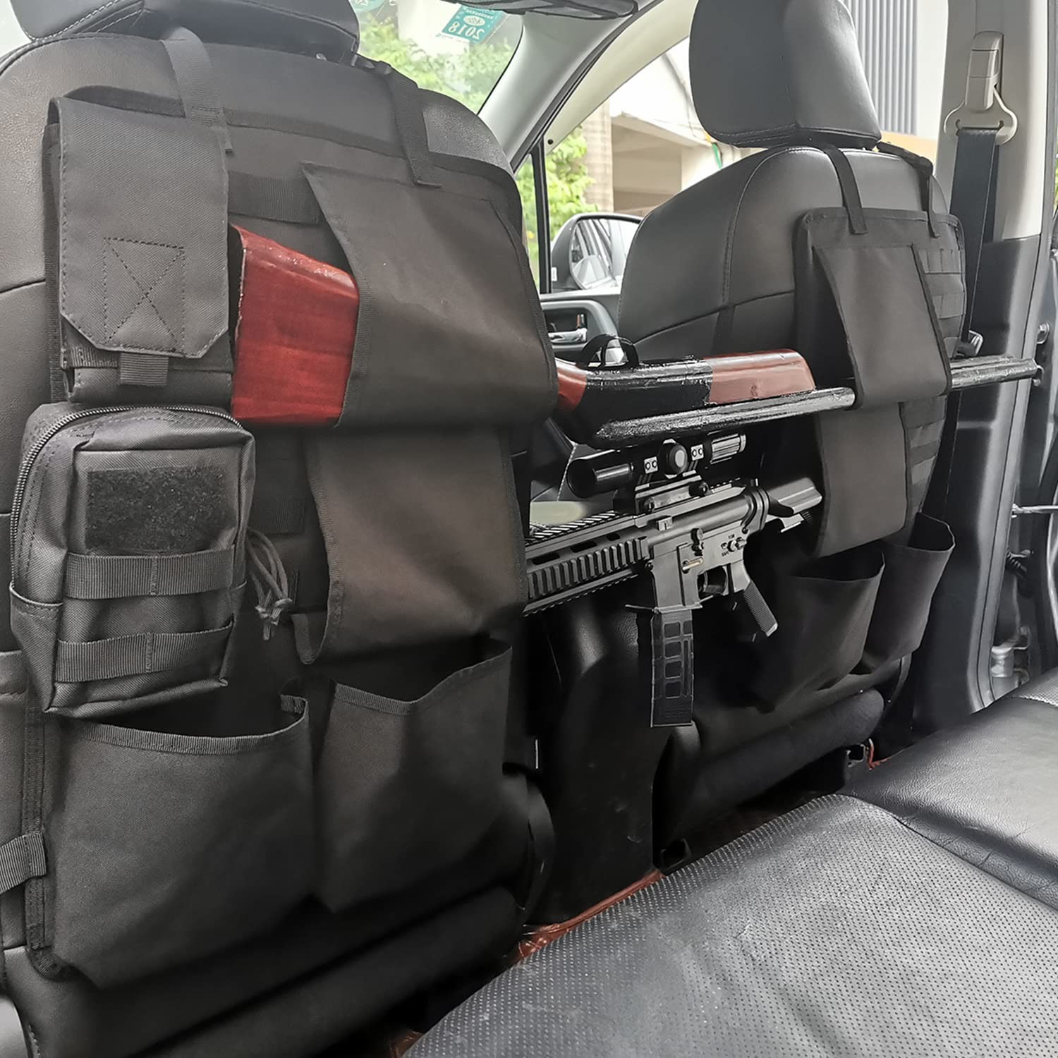 2PCS Truck Gun Rack Car Seat Back Organization Molle Panel Automotive Pickup ...