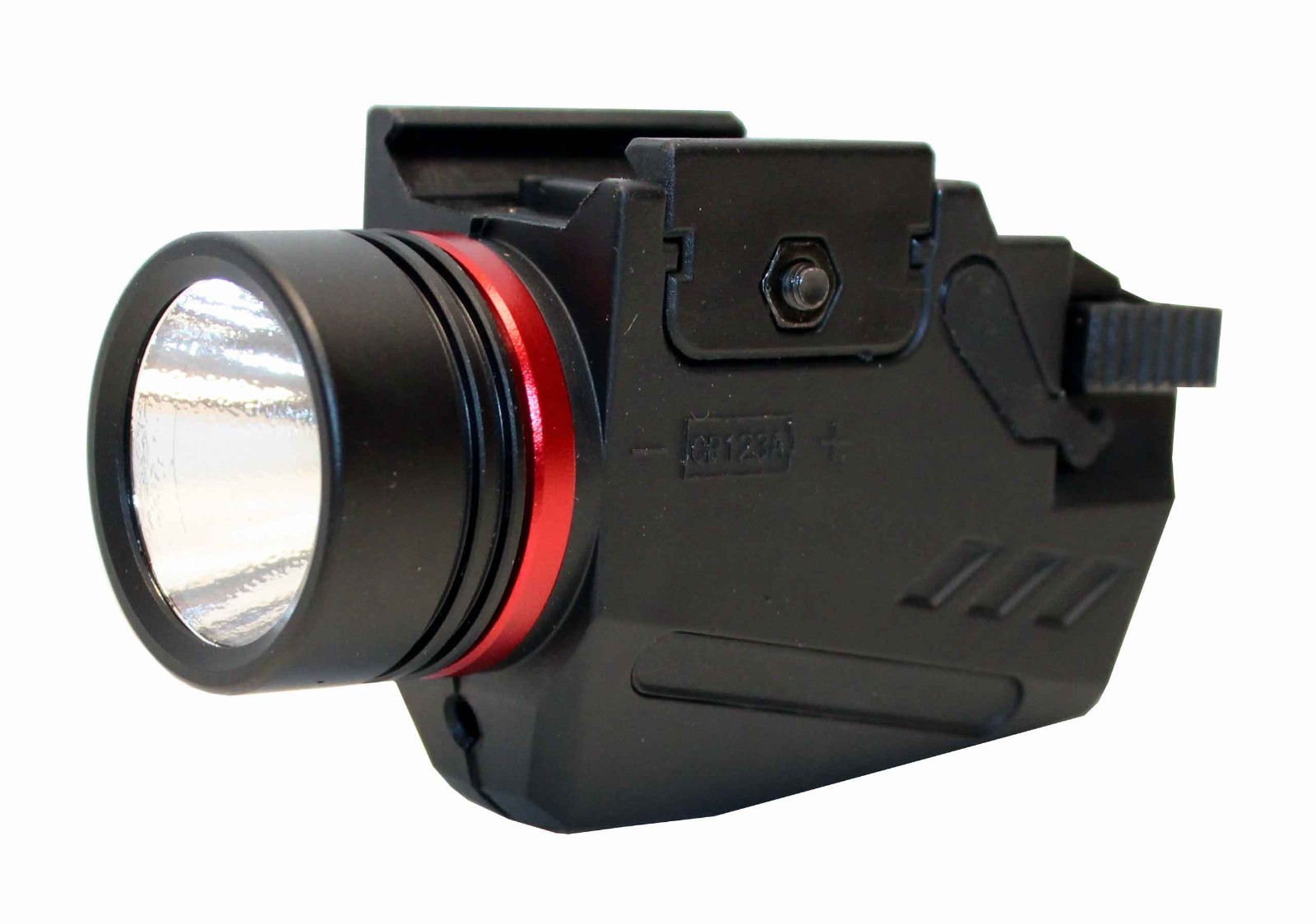 Tactical polymer flashlight and red laser combo for handguns glock cz smith&wess