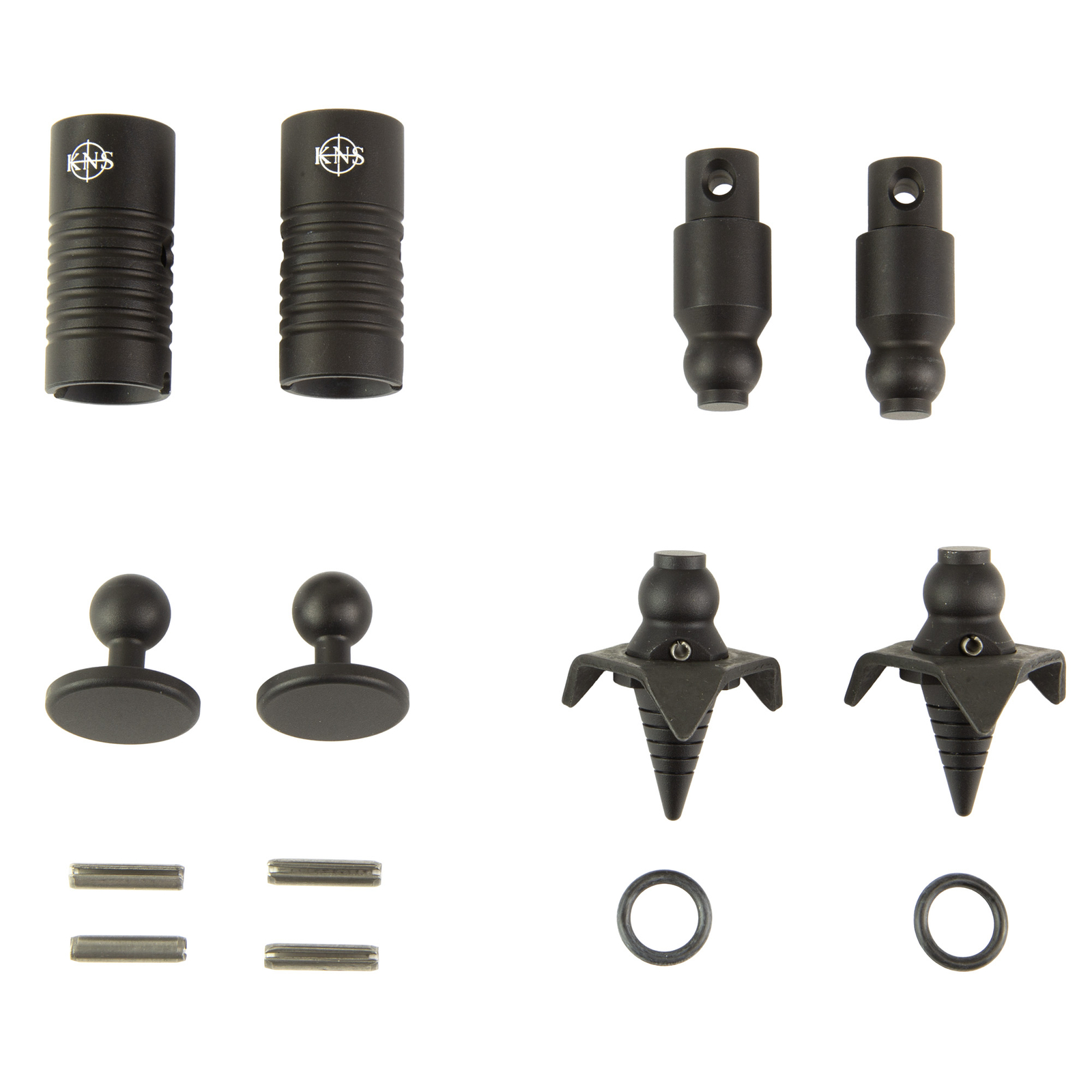 KNS Precision Snapfoot Quick Change Modular Bipod Kit Fits Harris Bipods Black
