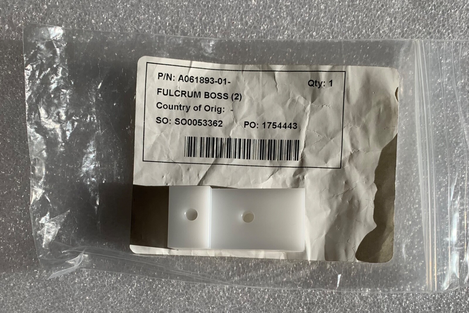 NORITSU  MINILAB   FULCRUM BOSS #2 - A061893-01