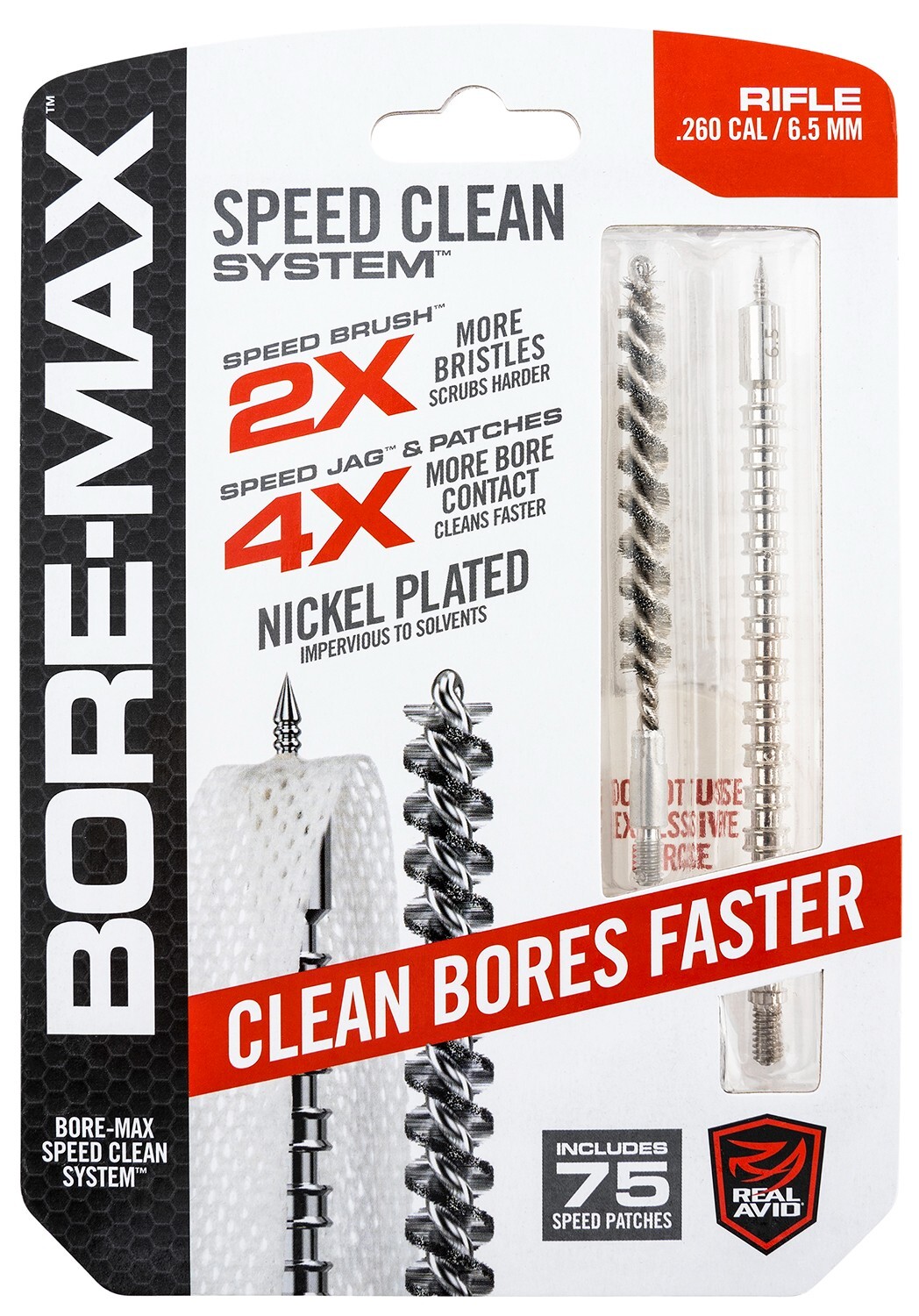 Real Avid AVBMSET65MM Bore-Max Speed Clean Upgrade Set 6.5mm