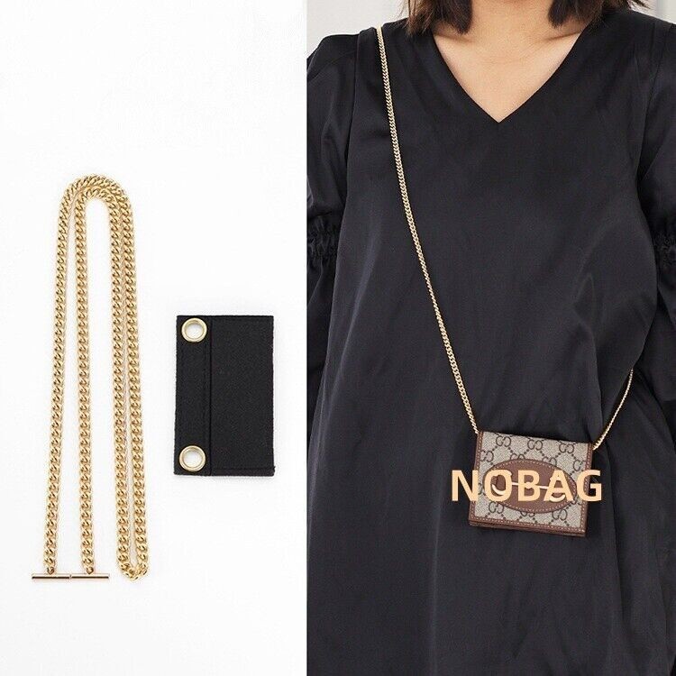 Crossbody Shoulder Chain Strap For Gucci Wallet Series Replacement Strap DIY