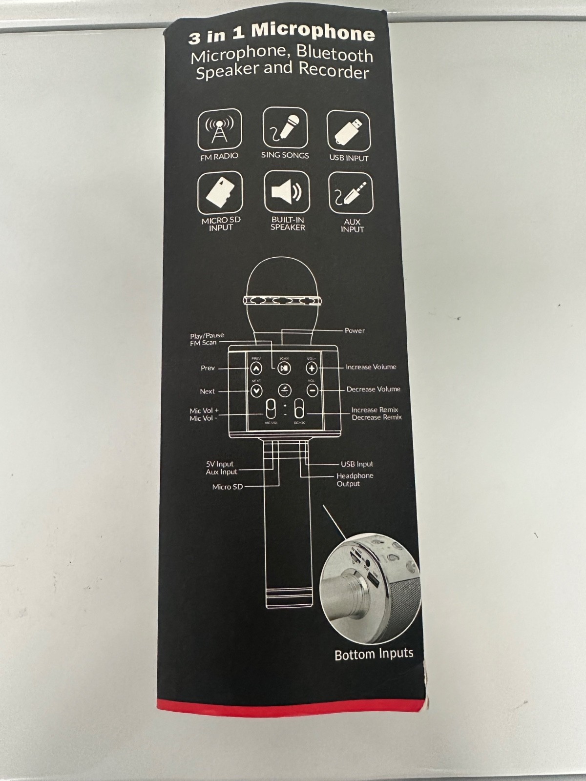 bluetooth karaoke wireless microphone speaker