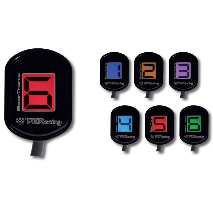 PZRacing GearTronic Zero Gear Indicator Fits Triumph Speed Triple 1050 2008