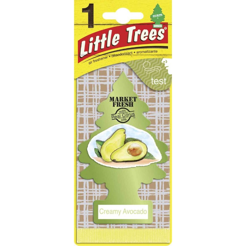 12x Little Trees Hanging Creamy Avocado 1ct N/A Air Fresheners New Fresh Stock