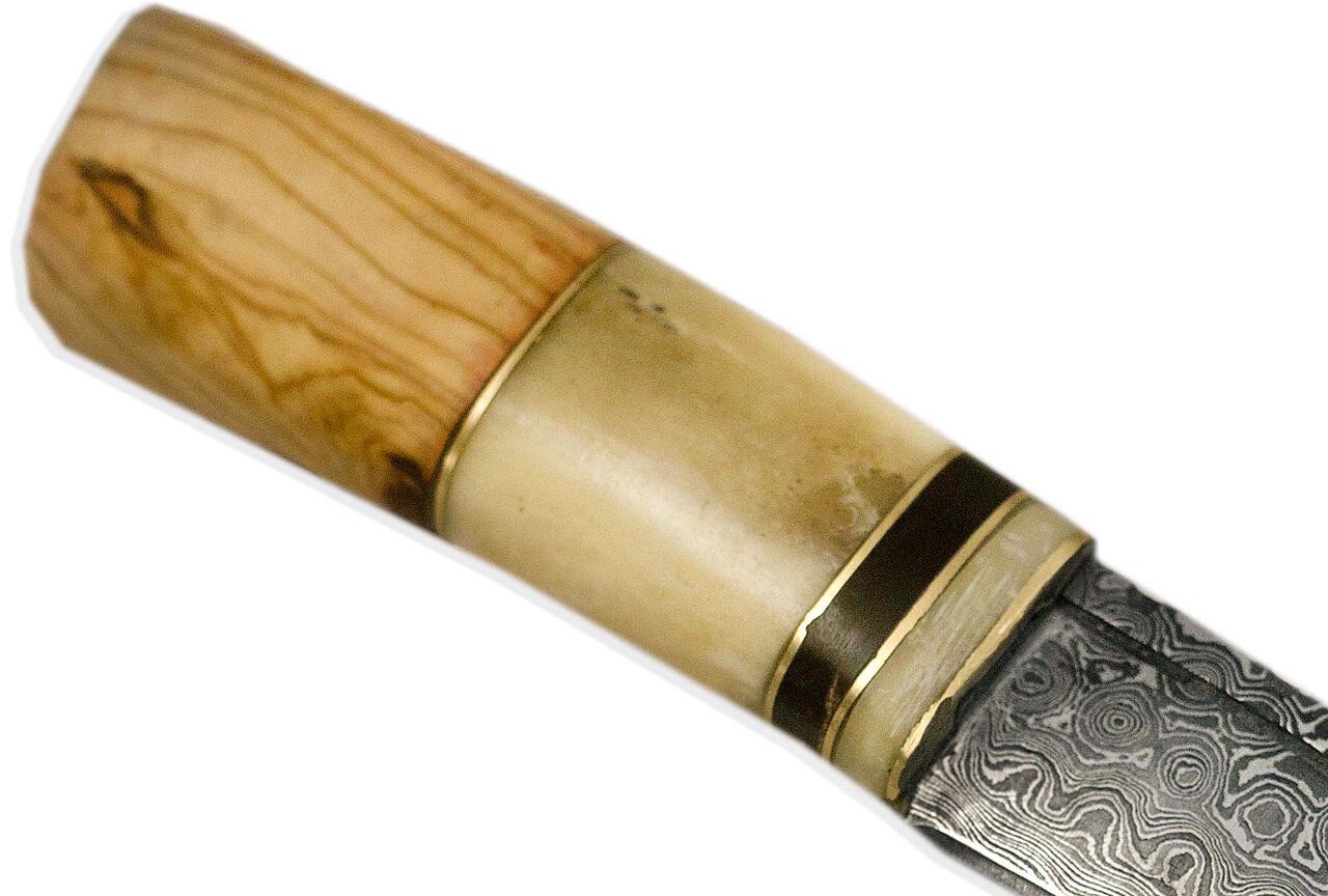 8 inches Celtic Scottish Dirk SGIAN DUBH DAGGER Bone Handle Knife.