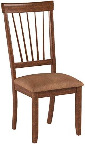 Berringer Spindle Back 18" Dining Chairs Set of 2 – Rustic Light Brown W/