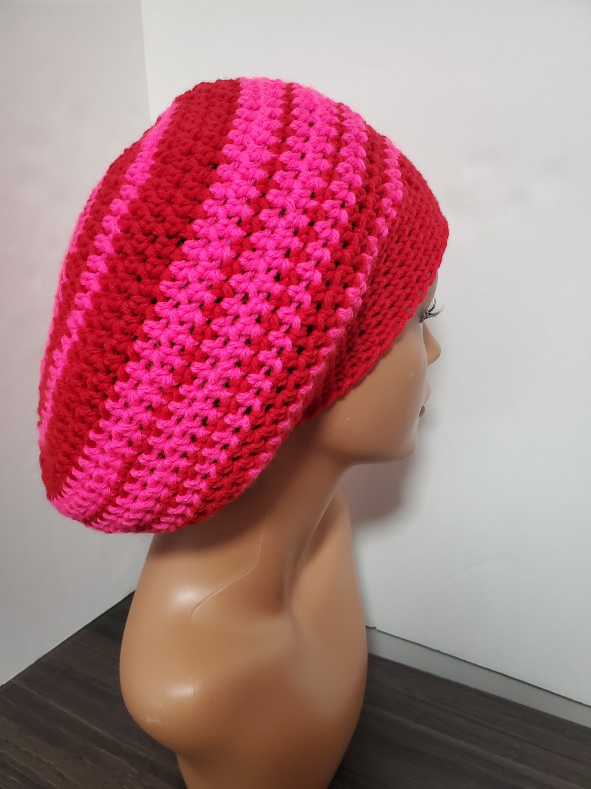 Beret Tam Hat Rasta Hippie Dreads Beanie Reggae Cap Dreadlocks Slouchy One Size