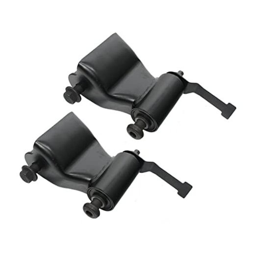 Pair Rear Leaf Spring Shackle Bracket Kit Rearward Compatible with 2003-13