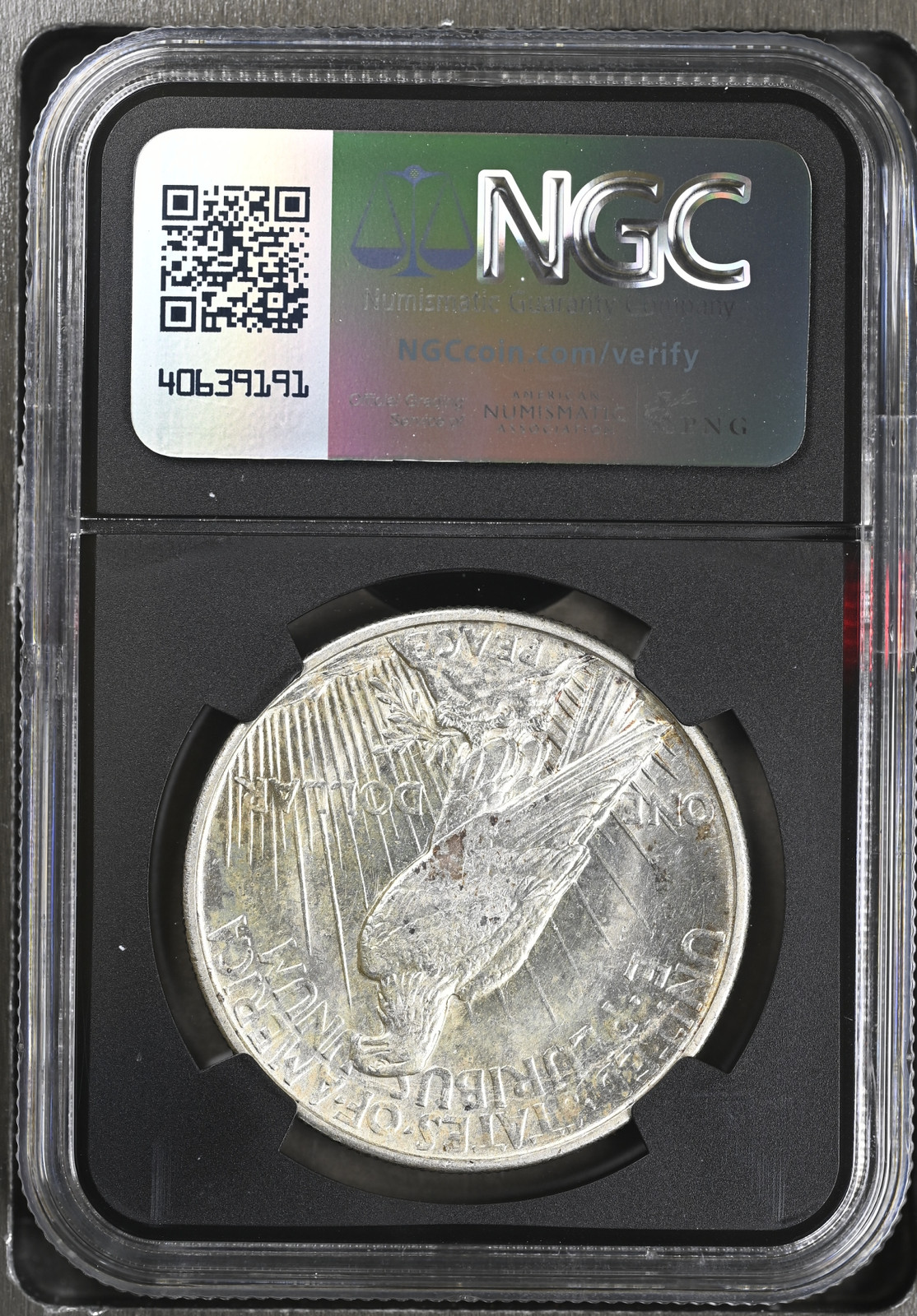 1921 Peace Silver Dollar NGC MS-61 HIGH RELIEF