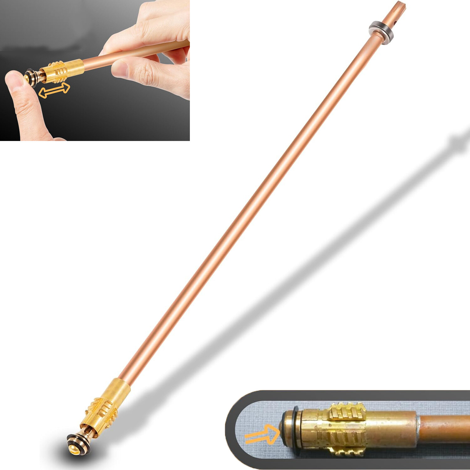 123-0095 Stem Assembly Fit for 500 Series Mansfield, Pier, for 12" Sillcock ASFP