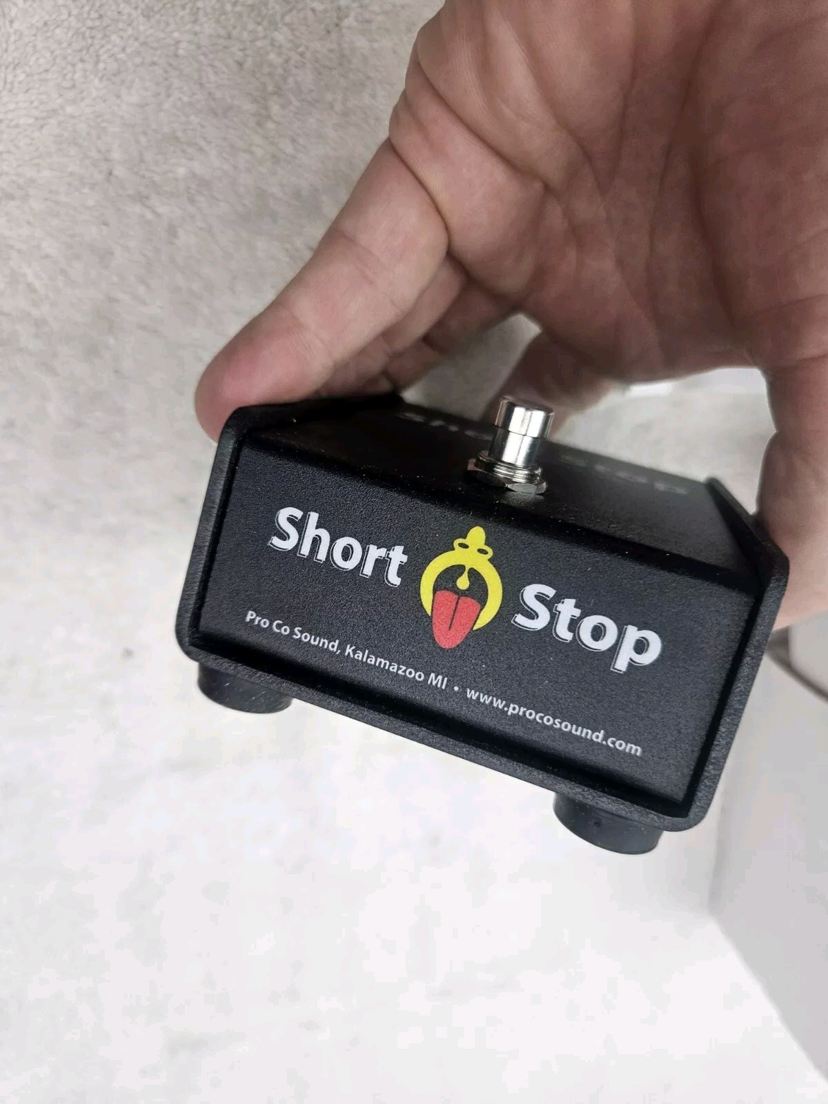 ProCO SOUND SHORT STOP MOMENTARY MICROPHONE MUTING SWITCH NEW